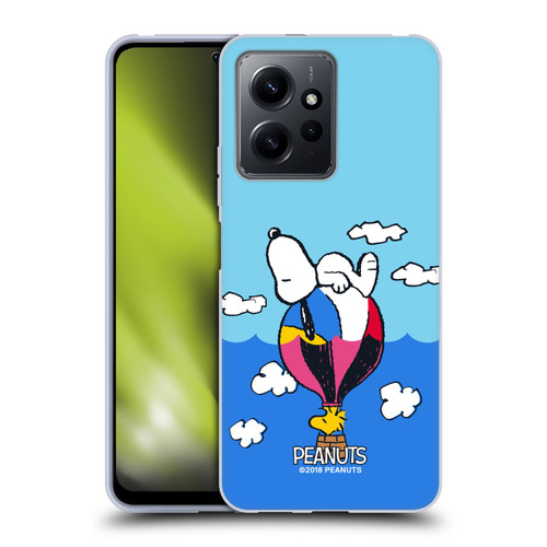 Peanuts Halfs And Laughs Snoopy & Woodstock Balloon Soft Gel Case for Xiaomi Redmi Note 12 4G
