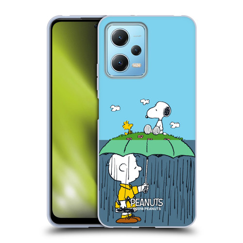 Peanuts Halfs And Laughs Charlie, Snoppy & Woodstock Soft Gel Case for Xiaomi Redmi Note 12 5G