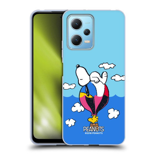 Peanuts Halfs And Laughs Snoopy & Woodstock Balloon Soft Gel Case for Xiaomi Redmi Note 12 5G