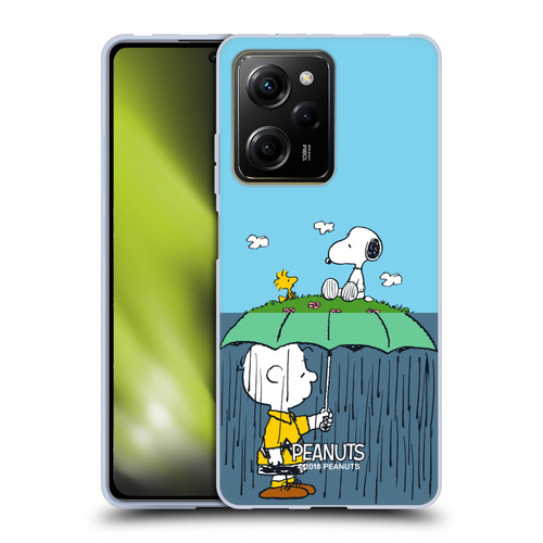 Peanuts Halfs And Laughs Charlie, Snoppy & Woodstock Soft Gel Case for Xiaomi Redmi Note 12 Pro 5G