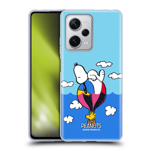 Peanuts Halfs And Laughs Snoopy & Woodstock Balloon Soft Gel Case for Xiaomi Redmi Note 12 Pro+ 5G