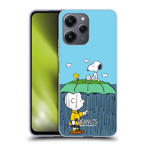 Peanuts Halfs And Laughs Charlie, Snoppy & Woodstock Soft Gel Case for Xiaomi Redmi 12