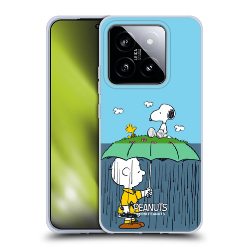 Peanuts Halfs And Laughs Charlie, Snoppy & Woodstock Soft Gel Case for Xiaomi 14