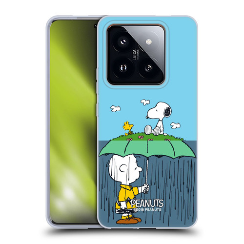 Peanuts Halfs And Laughs Charlie, Snoppy & Woodstock Soft Gel Case for Xiaomi 14 Pro
