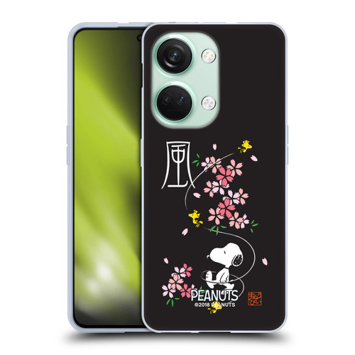 Peanuts Oriental Snoopy Cherry Blossoms Soft Gel Case for OnePlus Nord 3 5G