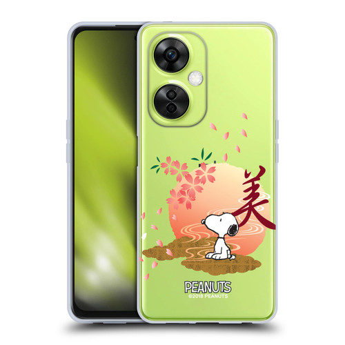 Peanuts Oriental Snoopy Sakura Soft Gel Case for OnePlus Nord CE 3 Lite 5G