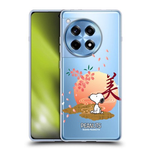 Peanuts Oriental Snoopy Sakura Soft Gel Case for OnePlus 12R