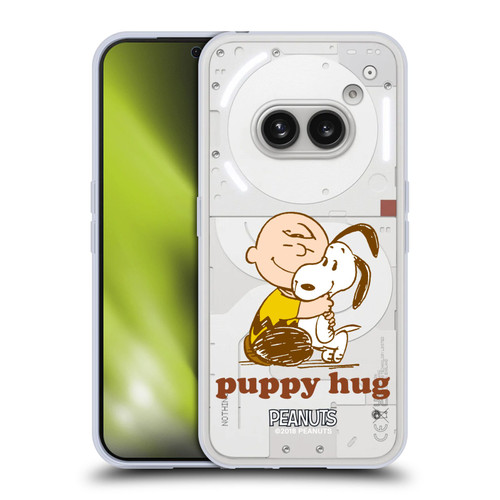 Peanuts Snoopy Hug Charlie Puppy Hug Soft Gel Case for Nothing Phone (2a)