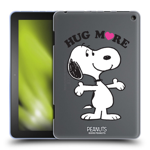 Peanuts Snoopy Hug More Soft Gel Case for Amazon Fire HD 8/Fire HD 8 Plus 2020
