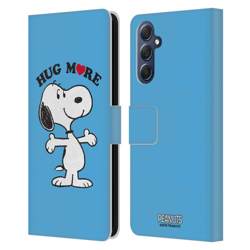 Peanuts Snoopy Hug More Leather Book Wallet Case Cover For Samsung Galaxy M54 5G