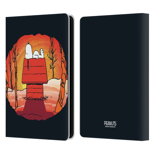 Peanuts Spooktacular Snoopy Leather Book Wallet Case Cover For Amazon Kindle Paperwhite 5 (2021)
