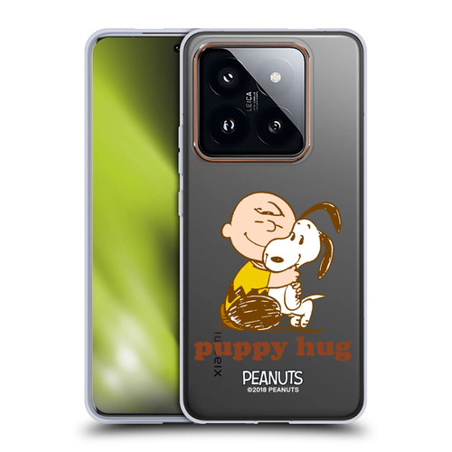 Peanuts Snoopy Hug Charlie Puppy Hug Soft Gel Case for Xiaomi 14 Pro