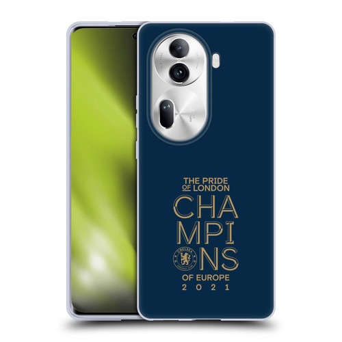 Chelsea Football Club 2021 Champions The Pride Of London Soft Gel Case for OPPO Reno11 Pro