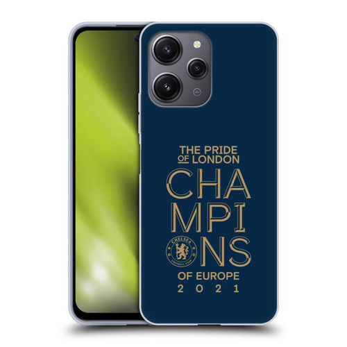 Chelsea Football Club 2021 Champions The Pride Of London Soft Gel Case for Xiaomi Redmi 12