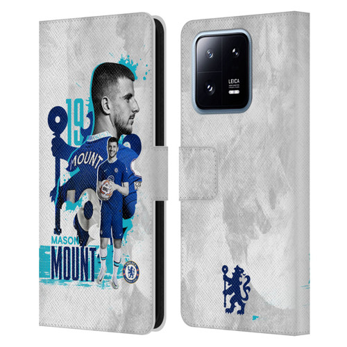 Chelsea Football Club 2022/23 First Team Mason Mount Leather Book Wallet Case Cover For Xiaomi 13 Pro 5G