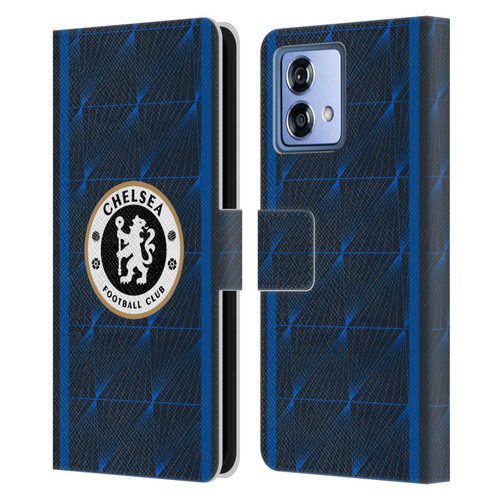 Chelsea Football Club 2023/24 Kit Away Leather Book Wallet Case Cover For Motorola Moto G84 5G