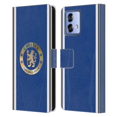 Chelsea Football Club 2023/24 Kit Home Leather Book Wallet Case Cover For Motorola Moto G84 5G