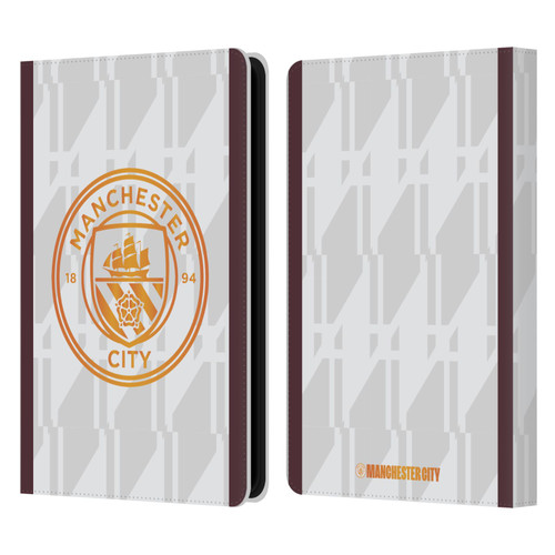 Manchester City Man City FC 2023/24 Badge Kit Away Leather Book Wallet Case Cover For Amazon Kindle Paperwhite 5 (2021)