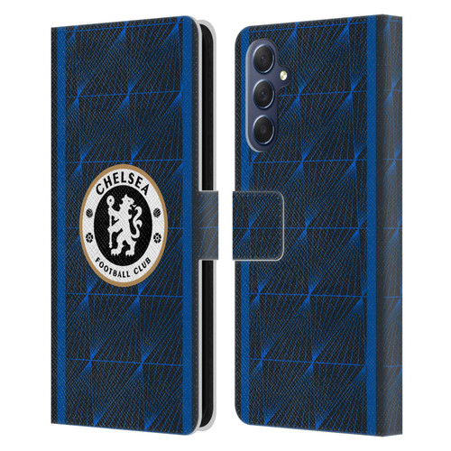 Chelsea Football Club 2023/24 Kit Away Leather Book Wallet Case Cover For Samsung Galaxy M54 5G