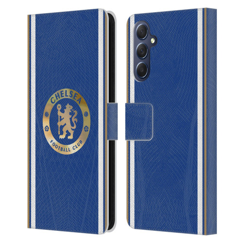 Chelsea Football Club 2023/24 Kit Home Leather Book Wallet Case Cover For Samsung Galaxy M54 5G