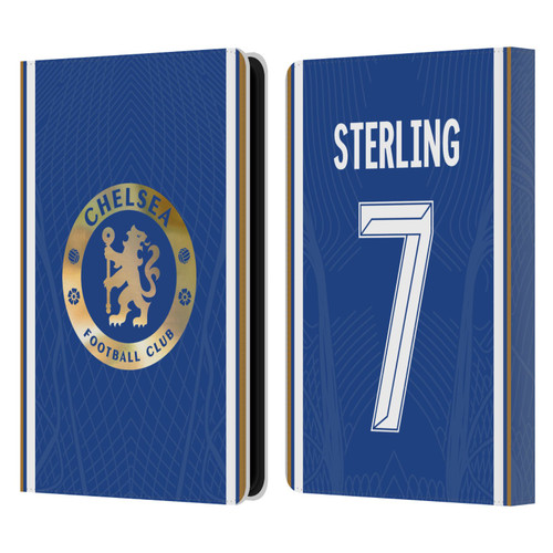 Chelsea Football Club 2023/24 Players Home Kit Raheem Sterling Leather Book Wallet Case Cover For Amazon Kindle Paperwhite 5 (2021)