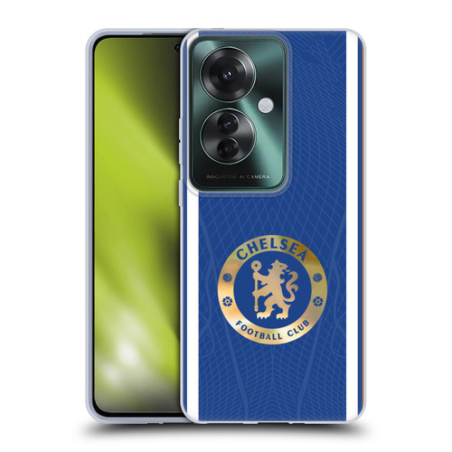 Chelsea Football Club 2023/24 Kit Home Soft Gel Case for OPPO Reno11 F 5G / F25 Pro 5G