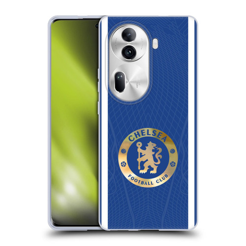 Chelsea Football Club 2023/24 Kit Home Soft Gel Case for OPPO Reno11 Pro