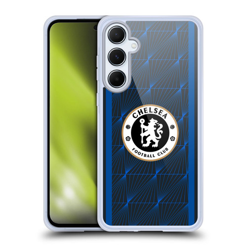 Chelsea Football Club 2023/24 Kit Away Soft Gel Case for Samsung Galaxy A55 5G