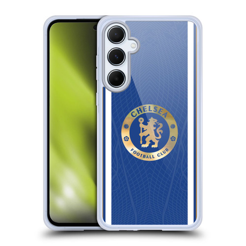 Chelsea Football Club 2023/24 Kit Home Soft Gel Case for Samsung Galaxy A55 5G