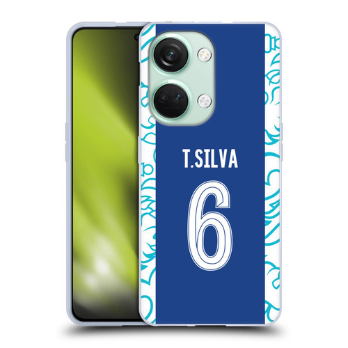 Chelsea Football Club 2022/23 Players Home Kit Thiago Silva Soft Gel Case for OnePlus Nord 3 5G