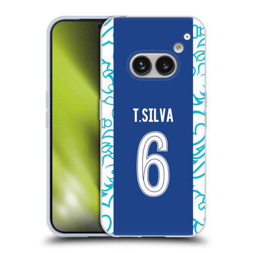 Chelsea Football Club 2022/23 Players Home Kit Thiago Silva Soft Gel Case for Nothing Phone (2a)