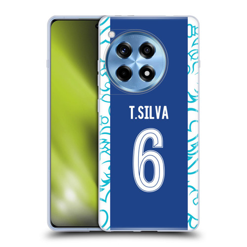 Chelsea Football Club 2022/23 Players Home Kit Thiago Silva Soft Gel Case for OnePlus 12R
