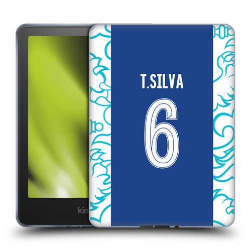 Chelsea Football Club 2022/23 Players Home Kit Thiago Silva Soft Gel Case for Amazon Kindle Paperwhite 5 (2021)