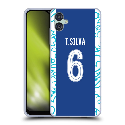 Chelsea Football Club 2022/23 Players Home Kit Thiago Silva Soft Gel Case for Samsung Galaxy M04 5G / A04e
