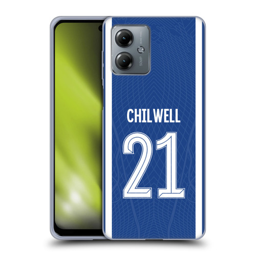 Chelsea Football Club 2023/24 Players Home Kit Ben Chilwell Soft Gel Case for Motorola Moto G14