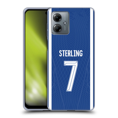 Chelsea Football Club 2023/24 Players Home Kit Raheem Sterling Soft Gel Case for Motorola Moto G14