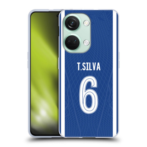 Chelsea Football Club 2023/24 Players Home Kit Thiago Silva Soft Gel Case for OnePlus Nord 3 5G