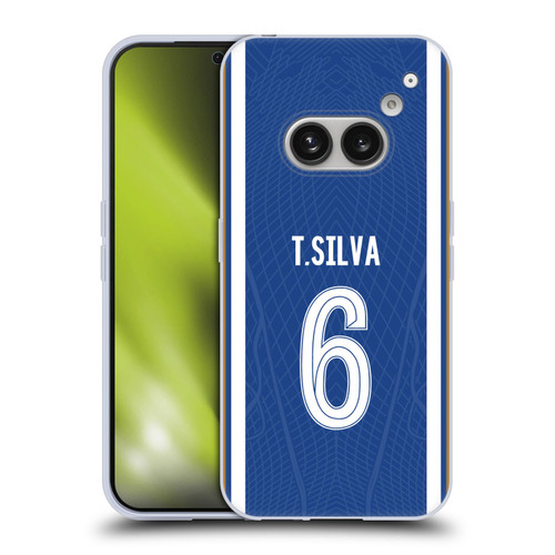 Chelsea Football Club 2023/24 Players Home Kit Thiago Silva Soft Gel Case for Nothing Phone (2a)