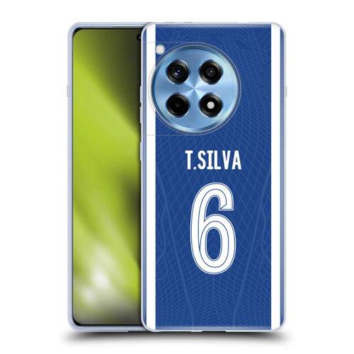 Chelsea Football Club 2023/24 Players Home Kit Thiago Silva Soft Gel Case for OnePlus 12R