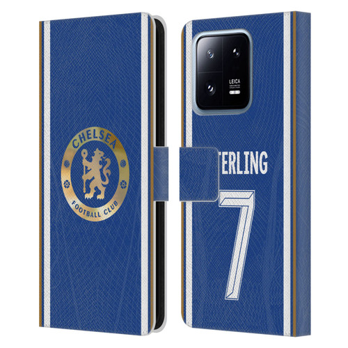 Chelsea Football Club 2023/24 Players Home Kit Raheem Sterling Leather Book Wallet Case Cover For Xiaomi 13 Pro 5G
