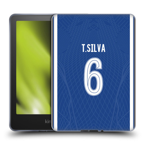 Chelsea Football Club 2023/24 Players Home Kit Thiago Silva Soft Gel Case for Amazon Kindle Paperwhite 5 (2021)