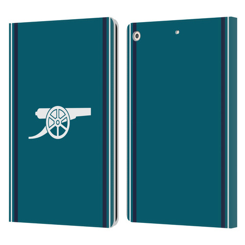 Arsenal FC 2023/24 Crest Kit Third Leather Book Wallet Case Cover For Apple iPad 10.2 2019/2020/2021