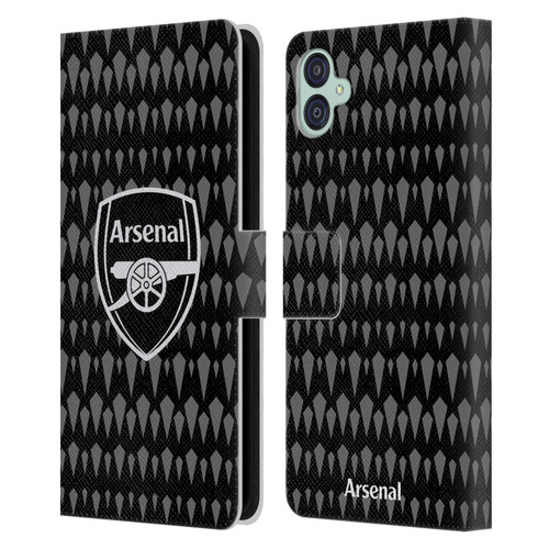 Arsenal FC 2023/24 Crest Kit Home Goalkeeper Leather Book Wallet Case Cover For Samsung Galaxy M04 5G / A04e