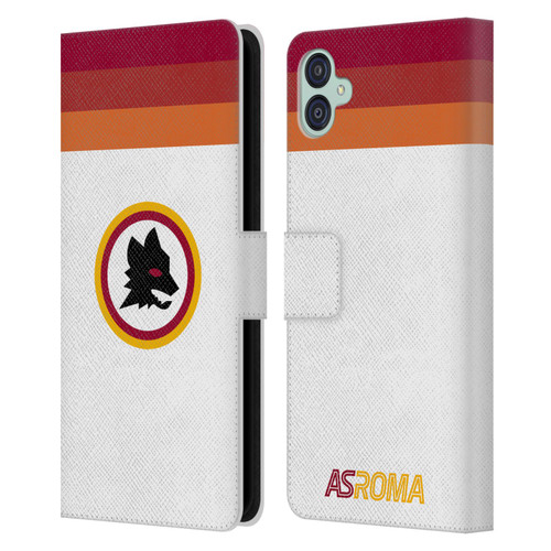 AS Roma Crest Graphics Wolf Retro Heritage Leather Book Wallet Case Cover For Samsung Galaxy M04 5G / A04e