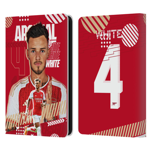 Arsenal FC 2023/24 First Team Ben White Leather Book Wallet Case Cover For Amazon Kindle 11th Gen 6in 2022