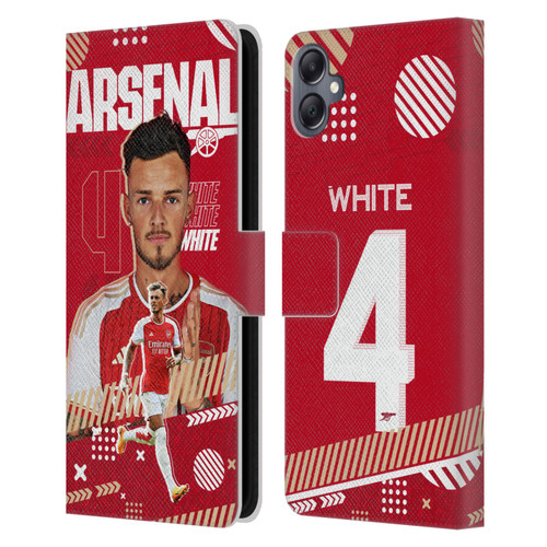 Arsenal FC 2023/24 First Team Ben White Leather Book Wallet Case Cover For Samsung Galaxy A05