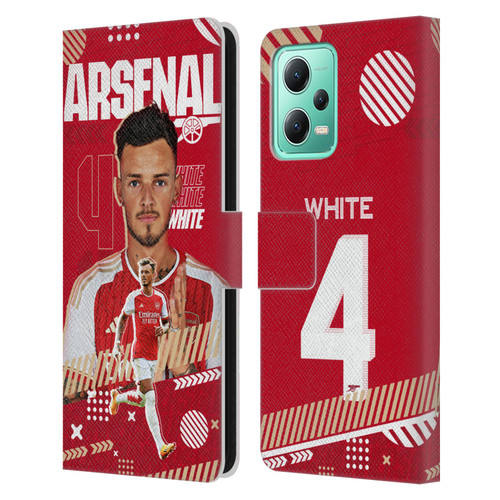 Arsenal FC 2023/24 First Team Ben White Leather Book Wallet Case Cover For Xiaomi Redmi Note 12 5G