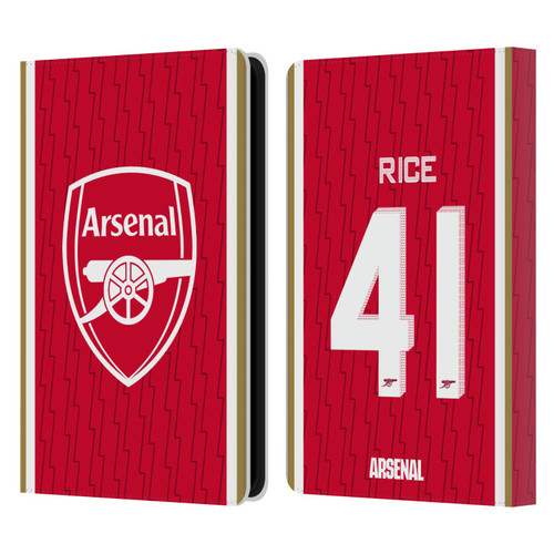 Arsenal FC 2023/24 Players Home Kit Declan Rice Leather Book Wallet Case Cover For Amazon Kindle Paperwhite 5 (2021)