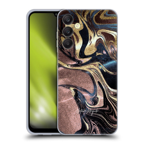 Nature Magick Luxe Gold Marble Metallic Gold Soft Gel Case for Samsung Galaxy A25 5G