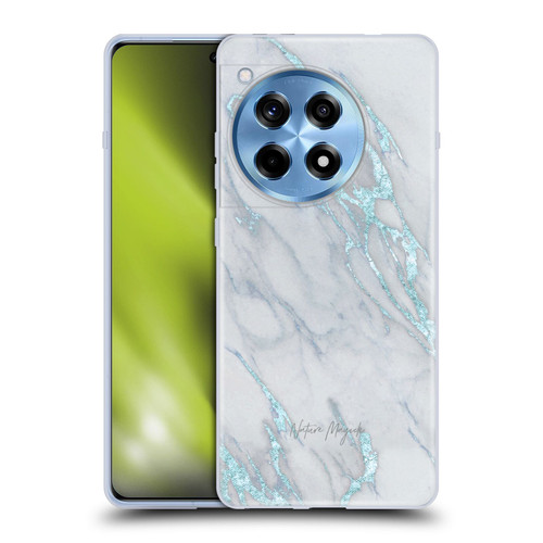 Nature Magick Marble Metallics Blue Soft Gel Case for OnePlus 12R